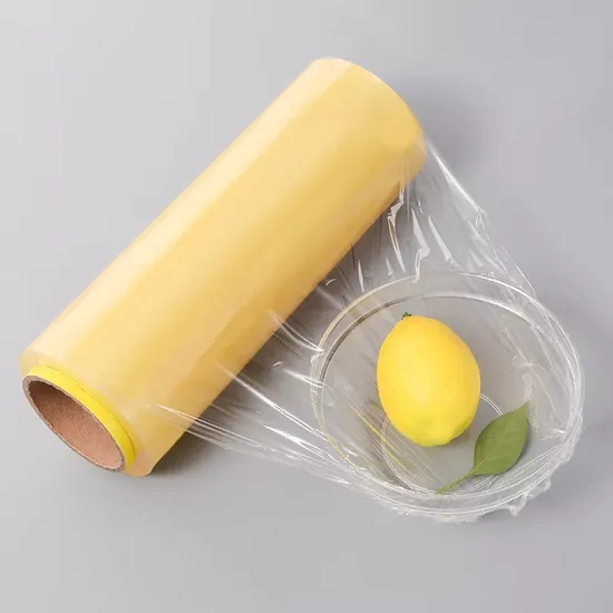 Film étirable en plastique PVC extensible en PVC, prix d'usine, emballage alimentaire