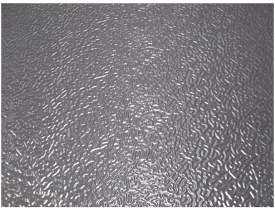 Papier d'aluminium tissé par double tissu de tissage en relief en aluminium