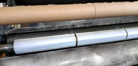 Film étirable transparent PE LLDPE PE pour palette, film plastique transparent pour l'emballage de palettes